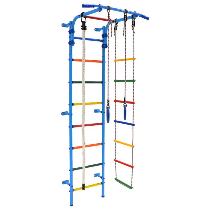 Детский спортивный комплекс Start 3, цвет голубой/радуга - Фото 1