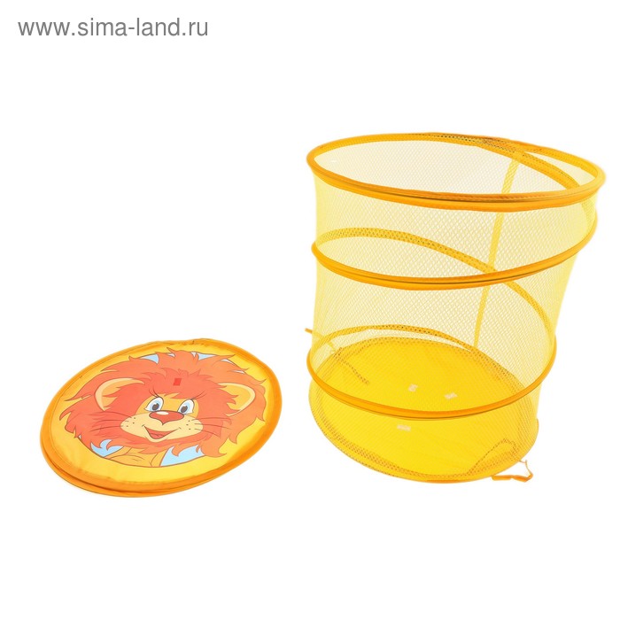 Корзина для игрушек "Львенок и Черепаха", в пакете - Фото 1