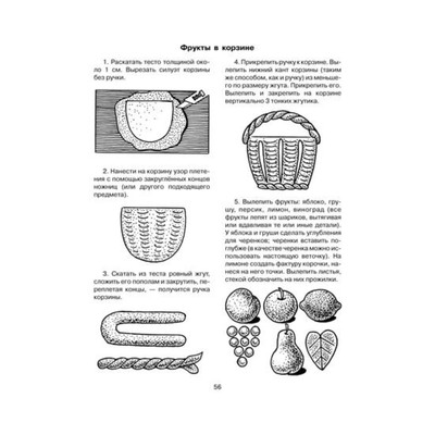Игрушки из соленого теста для детей 5-7 лет и их родителей. Гусева И. В.