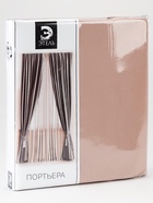 Штора блэкаут портьерная «Этель», 130×300 см, бежевая 4300918