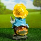 Садовая фигура "Утка с киркой" 30см - Фото 6