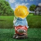 Садовая фигура "Утка с киркой" 30см - Фото 3