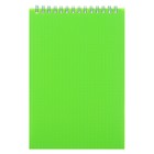 Блокнот А5, 60 листов на гребне «Зелёный», пластиковая обложка - Фото 1