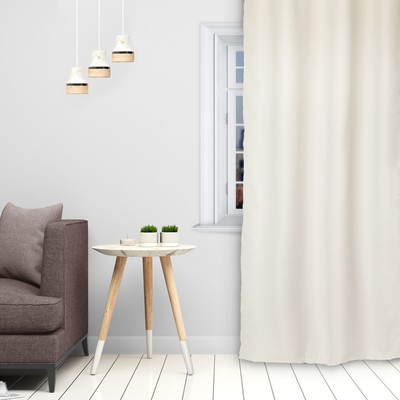 Штора блэкаут портьерная «Этель», 145×265 см, белая