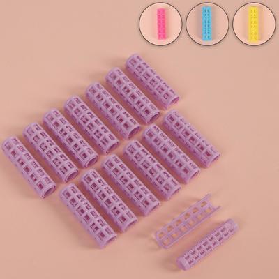 Бигуди с фиксатором, d = 1 см, 5,5 см, 14 шт, цвет МИКС