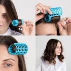 Бигуди с фиксатором, d = 3,5 см, 6 см, 8 шт, цвет МИКС - Фото 3