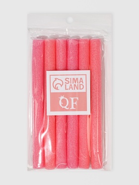 Бигуди «Бумеранг», d=1 см, 15 см, 6 шт., МИКС (комплект 2 шт)