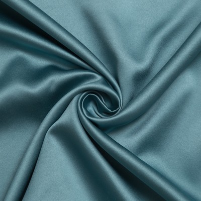 Ткань портьерная 10 м, ширина 280 см, 240 г/м², цвет голубой, двусторонний блэкаут, 100% п/э