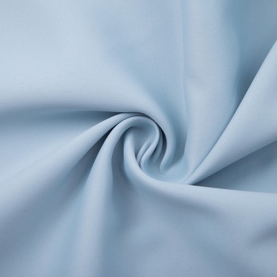 Ткань портьерная 10 м, ширина 280 см, 240 г/м², цвет голубой, двусторонний блэкаут, 100% п/э