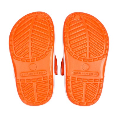 Сланцы детские ЭВА арт. BQK00138-14-06, цвет оранжевый, размер 24