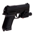 Пистолет пневматический детский «Агент» с лазером и фонариком - Фото 3