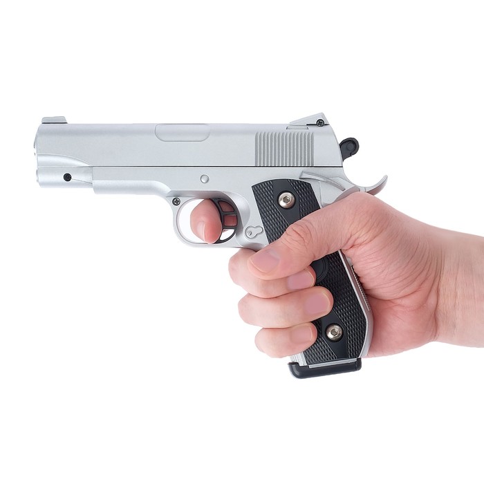 Пистолет пневматический детский «Оборона», металлический - фото 1880474564