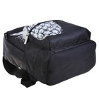 Рюкзак молодёжный Hatber Casual 37 х 29 х 15 см, Pineapple, чёрный/белый - Фото 8