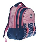 Рюкзак молодежный Hatber Street 42x30х20 см, эргономичная спинка, «Нежность», розовый/синий - Фото 2
