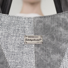 Сумка женская, отдел с перегородкой на молнии, наружный карман, длинный ремень, цвет серый - Фото 3