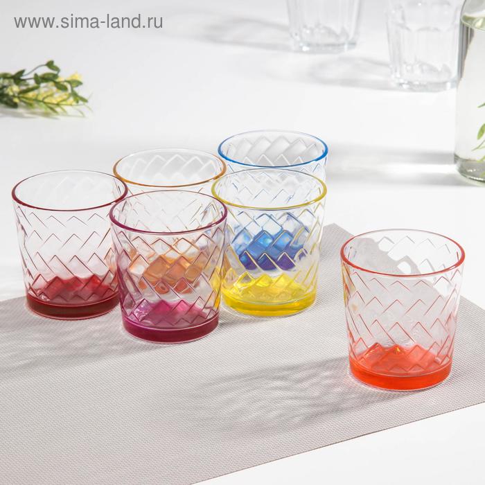 Набор стаканов «Джем», 250 мл, 6 шт, цвет и форма МИКС - Фото 1