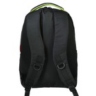 Рюкзак молодежный Hatber Street 42x30х20 см, эргономичная спинка, Cyber Sport, чёрный/зелёный - Фото 5