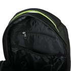 Рюкзак молодежный Hatber Street 42x30х20 см, эргономичная спинка, Cyber Sport, чёрный/зелёный - Фото 9