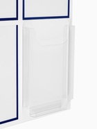 Информационный стенд «Информация» 6 карманов (5 плоских А4, 1 объемный А4), цвет синий - Фото 5