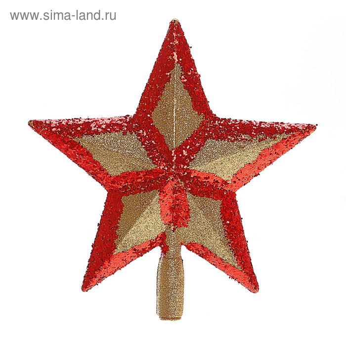 наконечник звезда 20 см посыпка полоса - Фото 1