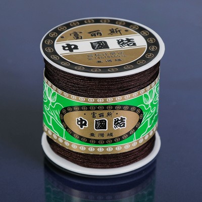 Шнур «Шамбала» длина 100 м, d=1 мм, коричневый