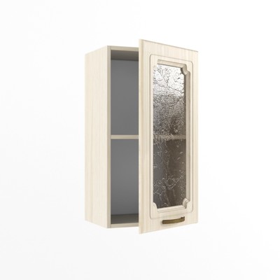 Шкаф навесной «Премьера», со стеклом, 300×400×720 мм, цвет акация