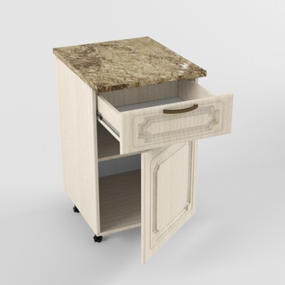 Шкаф нижний «Премьера», 1 ящик, 1 дверь, 600×500×850 мм, цвет акация