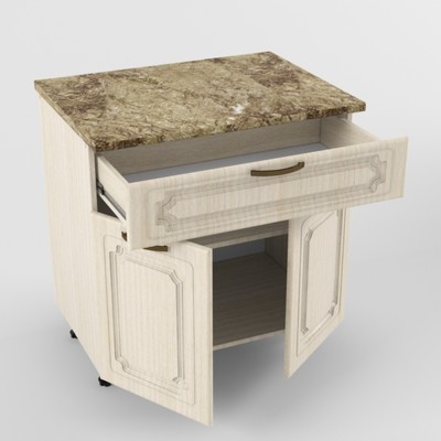 Шкаф нижний «Премьера», 1 ящик, 2 двери, 600×800×850 мм, цвет акация