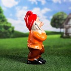 Садовая фигура "Гном стесняшка", разноцветная, 37.5 см, микс - Фото 3