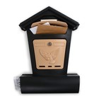 Ящик почтовый, пластиковый, «Элит», с замком, чёрный - фото 4563760