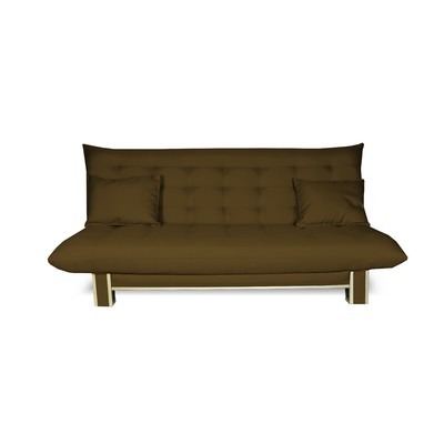 Диван прямой «ПОЛО» Style, спальное место 1200×1850 мм, рогожка, цвет neo chocolate