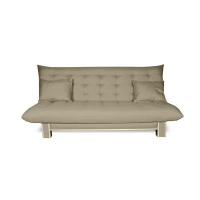 Диван прямой «ПОЛО» Style, спальное место 1200×1850 мм, рогожка, цвет neo latte