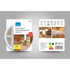 Комплект светодиодной ленты Apeyron 12В, SMD3528, 1 м, IP20, 60LED/м, 3000К, свечение тёплое белое - Фото 7