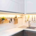 Комплект светодиодной ленты Apeyron 12В, SMD3528, 1 м, IP20, 60LED/м, 3000К, свечение тёплое белое - Фото 9