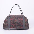 Сумка дорожная, трансформер, отдел на молнии, наружный карман, цвет чёрный/красный - Фото 2