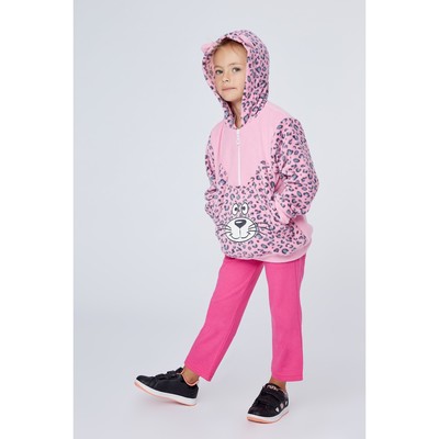 Толстовка для девочки, цвет розовый, рост 98 см