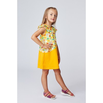 Платье для девочки, цвет жёлтый, рост 98 см