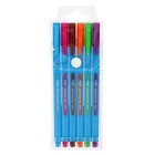 Набор ручек шариковых 6 цветов в блистере - Фото 2