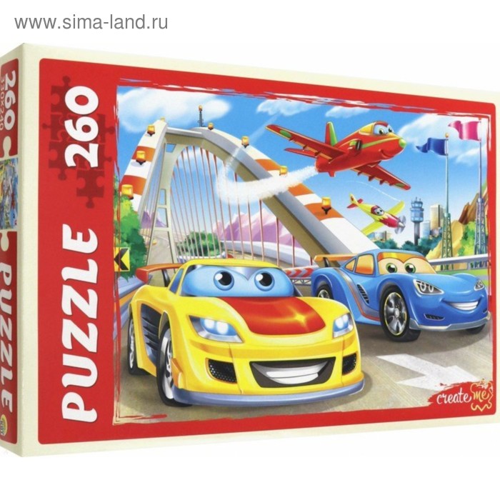 Пазл «Кто быстрее?», 260 элементов - Фото 1