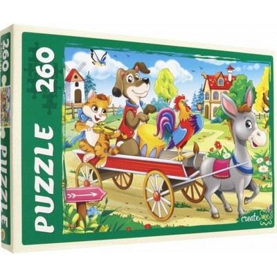 Пазл «Бременские музыканты», 260 элементов