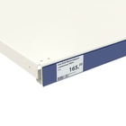 Ценникодержатель полочный самоклеящийся, DBR=39, 1000 мм, синий - Фото 2