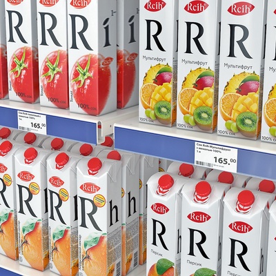 Ценникодержатель полочный самоклеящийся, DBR=39, 1000 мм, синий