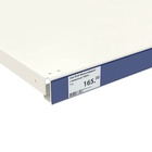 Ценникодержатель полочный самоклеящийся, DBR=39, 1000 мм, синий - Фото 4