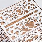 Шкатулка подарочная «Свадебный банк для сбора денег. Голуби», белый, сборный, 24×19.5×16 см - Фото 3