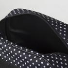 Сумка хозяйственная, трансформер, отдел на молнии, наружный карман, цвет чёрный - Фото 6