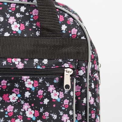 Сумка хозяйственная, трансформер, отдел на молнии, наружный карман, цвет чёрный