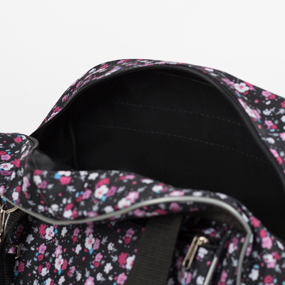 Сумка хозяйственная, трансформер, отдел на молнии, наружный карман, цвет чёрный