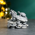 Сувенир "Дракон-черепаха на монетах" 6,5см - Фото 2