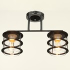 Люстра ГАЛЛОП "Тренди" 2x60Вт Е27 хром - фото 20931908