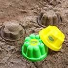 Набор для игры в песке: ведро, мельница, совок, грабли, 2 формочки, СМЕШАРИКИ цвет МИКС, 530 мл - Фото 3